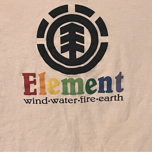Size large white Element tee shirt - Picture 3 of 4